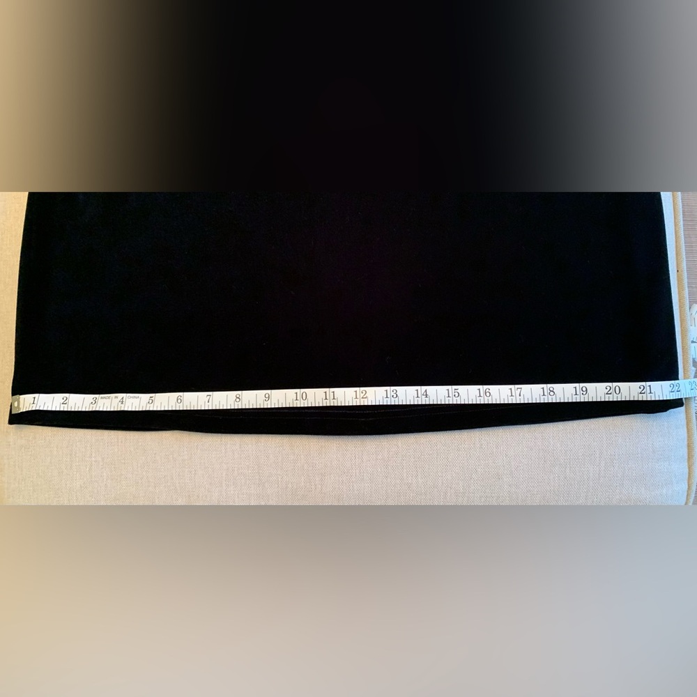 Black Velvet Maxi Skirt for Women, Elastic Waistband, Holiday Classic - Picture 5 of 8